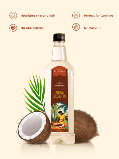 Wood Pressed Coconut Oil (1 L)