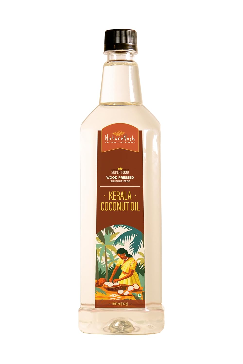 Wood Pressed Coconut Oil (1 L)